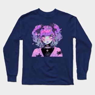 Cute Pastel Goth Egirl Long Sleeve T-Shirt